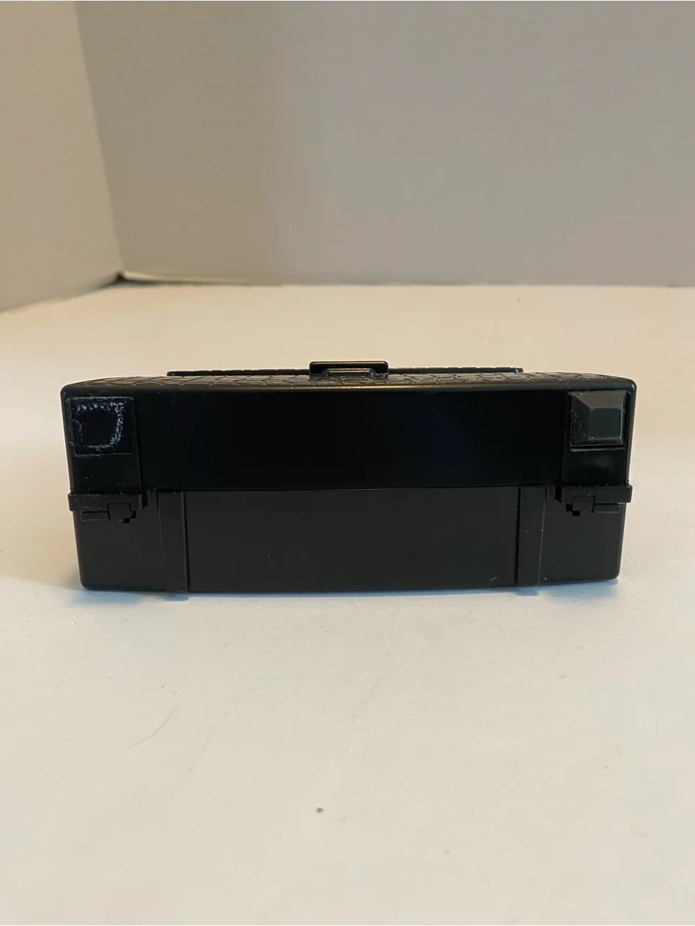 Post it Notes Black Purse Holder Dispenser for Desk 3.5” X 3.5” For Notes